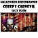 Riesenbanner Creepy Carnevil zu Halloween