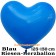 Riesen-Herzluftballon 150 cm, blau