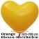Riesen-Herzluftballon 150 cm, orange