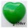 Herzluftballon riesengroß, 350er, grün, bis zu 150 cm