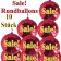 Sale! 10 Stück rote Rundballons zur Befüllung mit Luft, zu Werbeaktionen, Rabattaktionen, Schaufensterdekoration