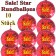 Sale! Star, 10 Stück rote Rundballons zur Befüllung mit Luft, zu Werbeaktionen, Rabattaktionen, Schaufensterdekoration