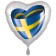 Schweden Herzballon