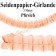 Seidenpapier-Girlande Pfirsich, 3 Meter