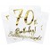 70. Geburtstag Servietten, 70th Birthday Gold