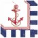 Anchors Aweigh, Mottoparty Maritim, Tischdeko-Servietten, Partydekoration