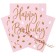 Geburtstag Servietten, Rose Gold Birthday