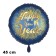 Happy New Year Silvester Luftballon mit Helium
