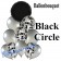 Ballon-Bouquet Black Circle mit 11 Luftballons