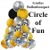 Großes Ballon-Bouquet Circle of Fun mit 27 Luftballons
