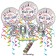 Silvester Dekorations-Set mit Ballons Frohes Neues Jahr 2024, 8 Teile
