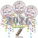 Silvester Dekorations-Set mit Ballons Frohes Neues Jahr 2026, 8 Teile