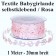 Textile Babygirlande, Baby Girl, 1 Meter, 20mm breit, Rosa, selbstklebend