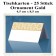 Tischkarten Ornament Gold, 25 Stück