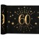 Mitteldecke zum 60. Geburtstag in Schwarz und Gold