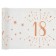 Mitteldecke, Tischdecke Zahl 18, rosegold, 5 Meter Rolle