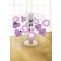 Centerpiece, Tischdekoration, Tischständer zu Geburt und Taufe, Pink Booties, Mädchen