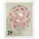 Luftballons 30 cm, Kristall, Transparent mit rosa Herzen, 25 Stück