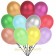 Metallic Luftballons in Burgund, 25-28 cm, 10 Stück