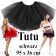 Tutu Tüllrock Schwarz zur Hen Night Party, Junggesellinnenabschied