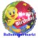 Happy Birthday Tweety Luftballon mit Helium Ballongas zum Kindergeburtstag