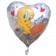 Tweety Love holografischer Luftballon