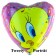 Tweety Portrait Luftballon mit Ballongas Helium
