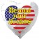 Beyond your Dreams USA Luftballon aus Folie, 45 cm Rundballon ohne Helium-Ballongas
