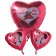 Helium Luftballons zum Valentinstag, Bouquet 1