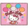 Party-Wanddekoration Hello Kitty