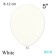 Luftballon in Vintage-Farbe White