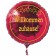 Willkommen zuhause! Luftballon aus Folie mit Helium Ballongas