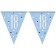 Blue & Silver Glitz 18 Wimpelgirlande zum 18. Geburtstag