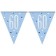 Blue & Silver Glitz 60 Wimpelgirlande zum 60. Geburtstag
