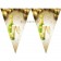 Silvesterdekoration, Wimpelkette Champagner