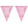 Pink & Silver Glitz 30 Wimpelgirlande zum 30. Geburtstag