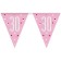 Pink & Silver Glitz 30 Wimpelgirlande zum 30. Geburtstag