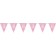 40. Geburtstag Wimpeldekoration Pink & Silver Glitz 40