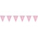 70. Geburtstag Wimpeldekoration Pink & Silver Glitz 70