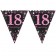 Wimpelgirlande Pink Celebration 18 zum 18. Geburtstag