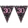 Wimpelgirlande Pink Celebration 30 zum 30. Geburtstag