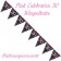 Wimpelkette Pink Celebration 30 zum 30. Geburtstag