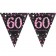 Wimpelgirlande Pink Celebration 60 zum 60. Geburtstag