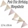 Wimpelkette Pink Chic Birthday zum Geburtstag