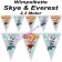 Wimpelkette Skye und Everest 2, 2,3 Meter