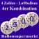 Zahlen-Luftballon aus Folie, 4 Zahlen Kombination, zu Geburtstag und Jubiläum