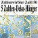 Zahlendekoration Stream Swirls Zahl 50 in Gold, zum 50. Geburtstag, 50. Jahrestag, zur Goldenen Hochzeit