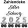 Zahlendekoration Silvester 2025 silber 36cm grosse Zahlenluftballons