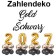 Zahlendekoration Silvester 2027 gold 36cm grosse Zahlenluftballons