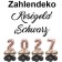 Zahlendekoration Silvester 2027 roségold 36cm grosse Zahlenluftballons
